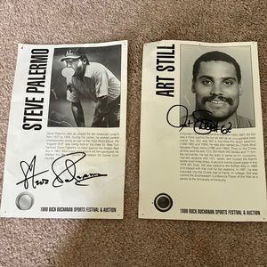 Autographed sheets
